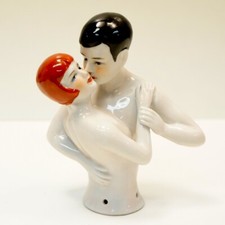 połowa lalki pierrot Half Doll Pincushion Arms Away Styl Art Deco Styl Art Nouve na sprzedaż  Wysyłka do Poland