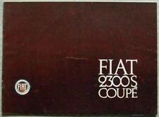 Fiat 2300s coupe d'occasion  Expédié en Belgium
