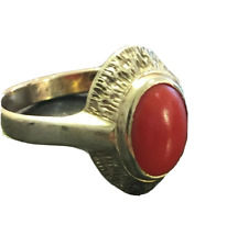 Art deco korallenring gebraucht kaufen  Bochum