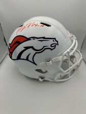 Capacete de velocidade Denver Broncos assinado por Bo Nix branco alternativo certificado de autenticidade holograma comprar usado  Enviando para Brazil