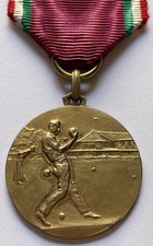 Medaglia ond bocce usato  Valenza