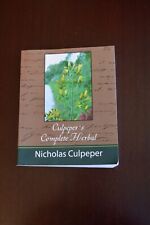 Culpeper complete herbal for sale  ACCRINGTON