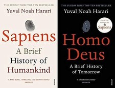 By Yuval Noah Harari A Brief History Of Humankind Sapiens & Homo Deus: A Bri... comprar usado  Enviando para Brazil