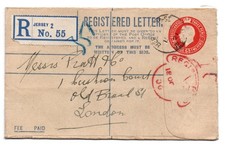Jersey registered cover for sale  UK