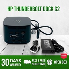 NOVA DOCKING STATION HP HSN-IX01 USB-C Thunderbolt G2 2UK37UT#ABA com adaptador CA comprar usado  Enviando para Brazil
