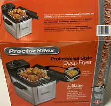 🍟 Fritadeira Proctor Silex com fritura 1-4 porções / 1,5 litro de óleo🆕COMO MOSTRADO comprar usado  Enviando para Brazil