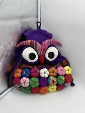 Mochila de tecido artesanal coruja 3 dimensões patchwork pássaro feita à mão comprar usado  Enviando para Brazil