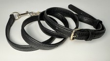 Bolsa Coach substituição fina alça couro texturizado preto ferragem dourada 43/50” comprar usado  Enviando para Brazil