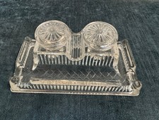 Tintenfaß pressglas ablage gebraucht kaufen  Leipzig