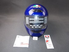 AGV VISEIRA ESCUDO TRANSPARENTE CAPACETE DE MOTOCICLETA AZUL METÁLICO TAMANHO ML comprar usado  Enviando para Brazil