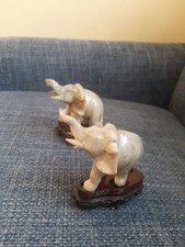 Coppia elefanti giada usato  Milano