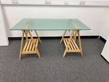 Glass topped desk for sale  CHICHESTER