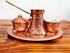 Conjunto de café bósnio de cobre autêntico feito à mão comprar usado  Enviando para Brazil