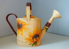 Innaffiatoio metallo decoupage usato  Noceto