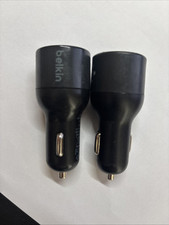 Carregador de carro duplo Belkin F8J109 (10 Watts/2.1A por porta), usado comprar usado  Enviando para Brazil
