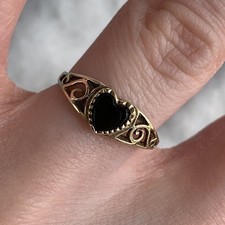 Onyx love heart for sale  UK