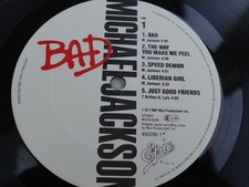 Michael jackson bad for sale  BOGNOR REGIS