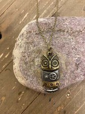 Steampunk owl pendant for sale  Pocatello