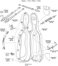 Violoncello astuccio per usato  Italia