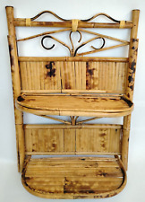 Folding burnt rattan for sale  Canton
