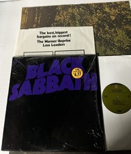 Usado, Black Sabbath-Master Of Reality-ORIGINAL 1971 US WB LP-In Shrink w/Poster! comprar usado  Enviando para Brazil