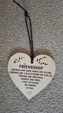 Friendship keepsake decorative for sale  WARRINGTON
