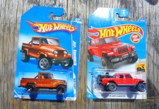 HOT WHEELS 2 JEEP'S #157 RED '20 JEEP GLADIATOR COM BICICLETAS #123 MARROM JEEP SCRAMBLER comprar usado  Enviando para Brazil