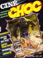 CINÉ CHOC  No.5. 3/85 FANTASTIQUE, ÉROTISME, AVENTURE: STARFIGHTER; MAX PECAS; , usado comprar usado  Enviando para Brazil