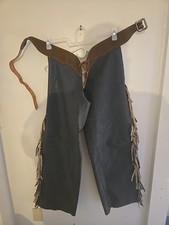 Grey leather chaps for sale  Friend