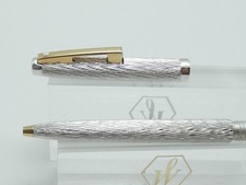 Caneta esferográfica vintage Lady Sheaffer 925 Seaspray ródio, GT, tinta azul *ESTADO PERFEITO* comprar usado  Enviando para Brazil
