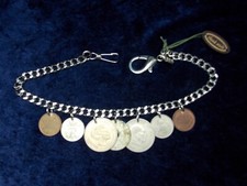 Taschenuhrkette uhrkette münz gebraucht kaufen  Deutschland