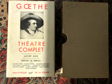 Pléiade goethe théatre d'occasion  La Rochelle