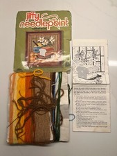 Vintage needlepoint sunset for sale  Crozet
