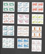 Usado, Selos do Brasil 1986-1988 patrimônio histórico brasileiro, conjunto completo 12v x 4 MNH comprar usado  Brasil 