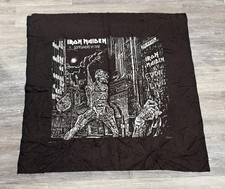 Bandeira antiga IRON MAIDEN Somewhere in Time 1986 tapeçaria banner angustiado 45"X44" comprar usado  Enviando para Brazil