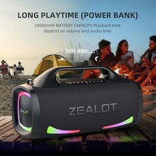 Alto-falante Bluetooth ZEALOT 100W som em expansão sem fio duplo emparelhamento caixa aberta  comprar usado  Enviando para Brazil