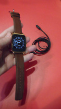 Smartwatch ASUS ZenWatch 2 WI501Q 45mm caixa de aço inoxidável, pulseira marrom, 4GB comprar usado  Enviando para Brazil