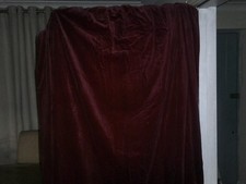 Velvet curtains cherry for sale  LONDON