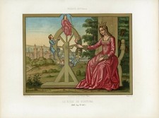 Chromolithographie couleur rou d'occasion Chromolithographie couleur rou d'occasion  Toulouse-