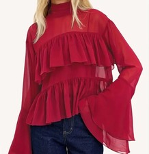 Wunderschöne bluse rot gebraucht kaufen Wunderschöne bluse rot gebraucht kaufen  Hannover