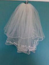 Wedding veil ivory for sale  WIRRAL