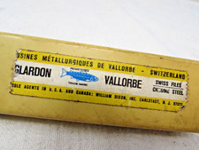 Arquivos suíços Glardon Vallorbe aço cromado 6 1/4" cabo redondo arquivos de agulha comprar usado Arquivos suíços Glardon Vallorbe aço cromado 6 1/4" cabo redondo arquivos de agulha comprar usado  Enviando para Brazil
