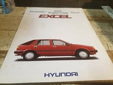 1986? Hyundai Excel Australiano Folheto De Venda comprar usado  Enviando para Brazil