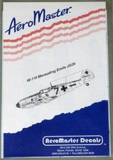 Decalques Aeromaster 48-110 Messerschmitt Bf109E-4/E-3/E-1 em escala 1:48, usado comprar usado  Enviando para Brazil
