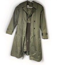 Sobretudo masculino militar vintage Coreia da Segunda Guerra Mundial trench coat médio forro de lã pesada comprar usado  Enviando para Brazil