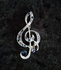 Treble clef brooch for sale  PUDSEY