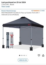 Mastercanopy durable pop for sale Mastercanopy durable pop for sale  WARRINGTON