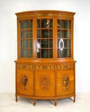 Antique satinwood display for sale  BARRY