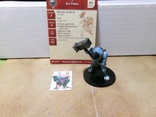 =Dungeons and Dragons D&D ABERRATIONS Ice Troll 53/60 com cartão= comprar usado  Enviando para Brazil