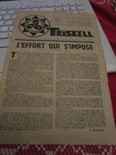 Brochure triskell lettre d'occasion  Pleurtuit